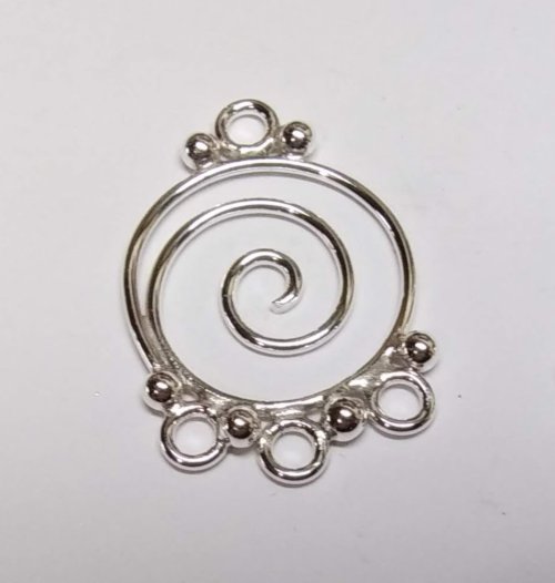 Judy Larson's Bali Style Earrings - , Contemporary Wire Jewelry, Stamping, Stamps, Butane Torch, Soldering, Solder, Drilling, Drill,  Cool the pieces before continuing